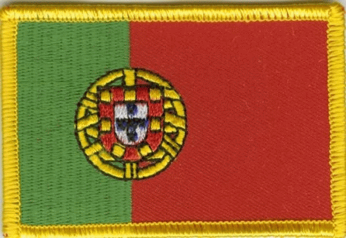 Portugal kleine Aufnäher / Patch 4x6 cm