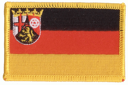 Rheinland-Pfalz kleine Aufnäher / Patch 4x6 cm