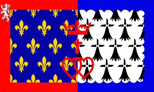 Pays de la Loire Flagge 90x150 cm