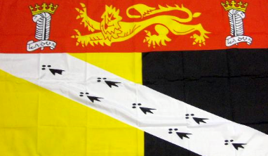 Grafschaft Norfolk Flagge 90x150 cm Abverkauf