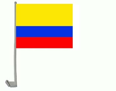 Kolumbien Autoflagge 30x45 cm