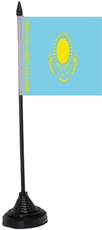 Kasachstan Tischflagge 10x15 cm