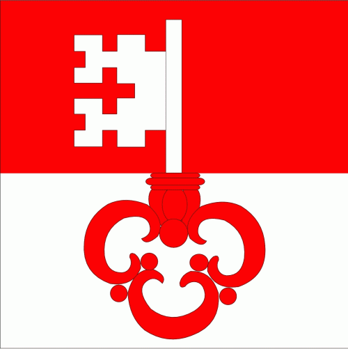 Obwalden Flagge 120x120 cm