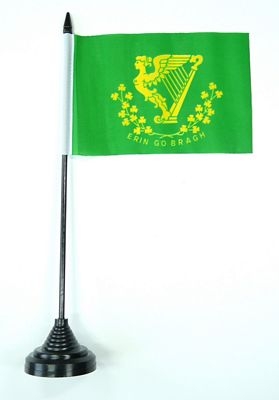 Erin Go Bragh Tischflagge 10x15 cm