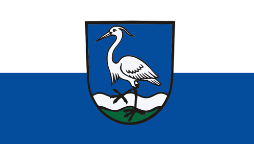 Au am Rhein Gemeinde Flagge 90x150 cm (DE)