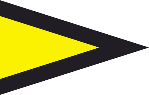 Flaggenalphabet Signalflagge Hilfsstander 1  45x36 cm