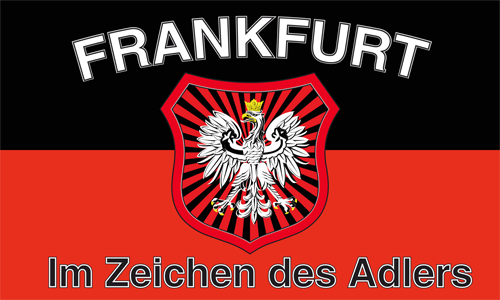 Frankfurt Im Zeichen des Adlers Flagge 90x150 cm
