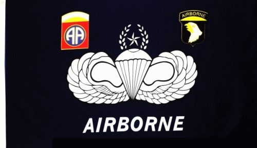 Airborne USA Airborne Flagge 90x150 cm