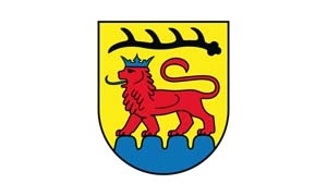 Vaihingen an der Enz nur Wappen Flagge 90x150 cm (KSE)