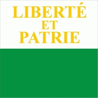 Waadt / Vaud Flagge Liberte Et Patrie 120x120 cm
