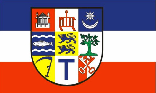 Angeln Gebiet in Schleswig-Holstein Flagge 90x150 cm Premiumqualität