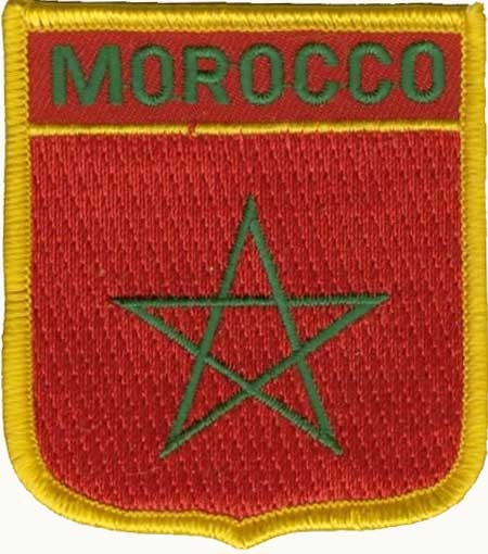 Marokko Wappenaufnäher / Patch