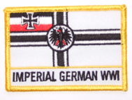 Kaiserliche Marine, RKF, Imperial German Aufnäher /  Patch mit Schrift
