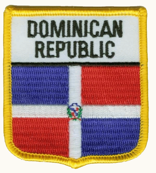 Dominikanische Republik Wappenaufnäher / Patch