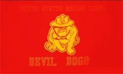 Devil Dogs (US Marines) Flagge 90x150 cm