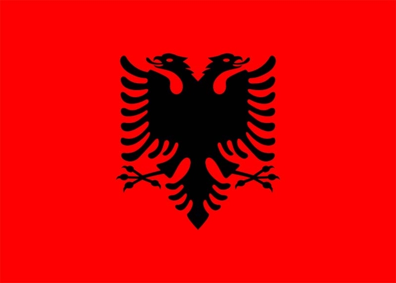 Albanien Flagge 60x90 cm