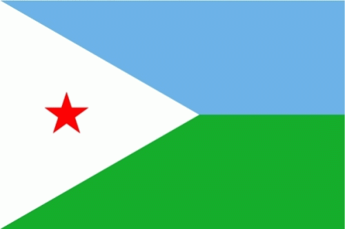 Dschibuti Flagge 90x150 cm