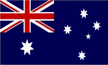 Australien Aufkleber 8 x 5 cm