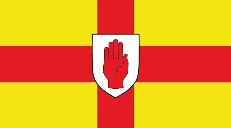 Ulster Flagge 90x150 cm