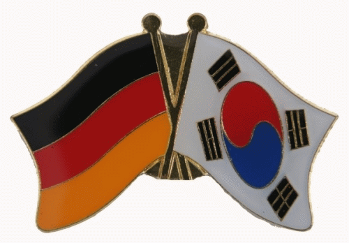 Deutschland / Südkorea Freundschaftspin