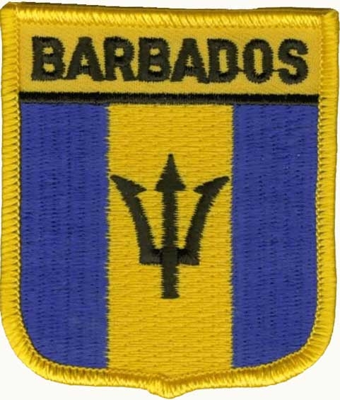 Barbados Wappenaufnäher / Patch