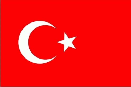Türkei Stockflagge ohne Stock 30x40 cm Abverkauf