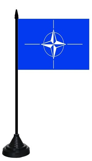 Nato Tischflagge 10x15 cm