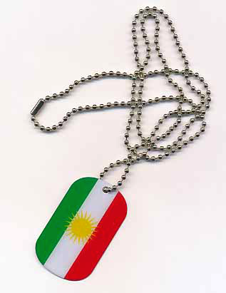 Kurdistan Dog Tag 30x50 mm (Erkennungsmarke)