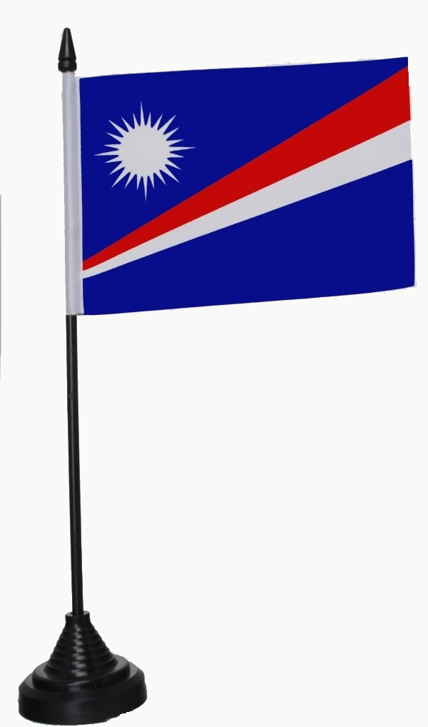 Marshall Inseln Tischflagge 10x15 cm