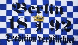 Berlin 1892 Tradition verpflichtet Flagge 90x150 cm