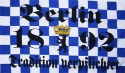 Bosnien-Herzegowina (1992) Flagge , Bosnien-Herzegowina (1992) Fahne auf