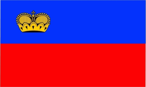 Liechtenstein Flagge 60x90 cm
