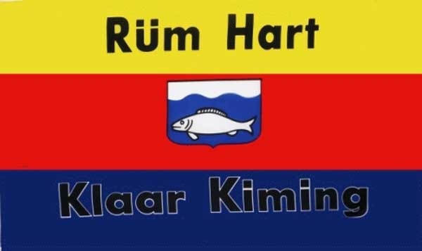 Rüm Hart Klaar Kiming Flagge 90x150 cm