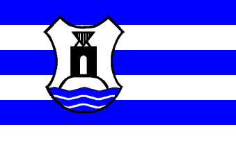 Norderney mit Wappen Flagge 90x150 cm (E)