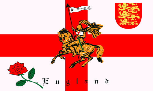 England Ritter Flagge 90x150 cm