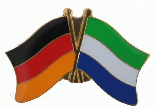 Deutschland / Sierra Leone Freundschaftspin
