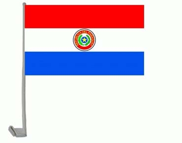 Paraguay Autoflagge 30x45 cm