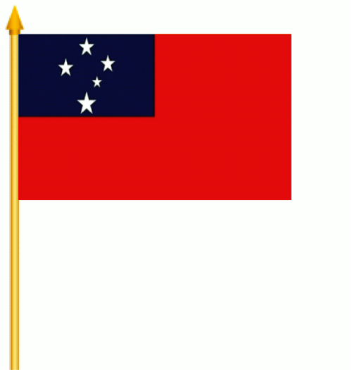 West Samoa Stockflagge 30x45 cm