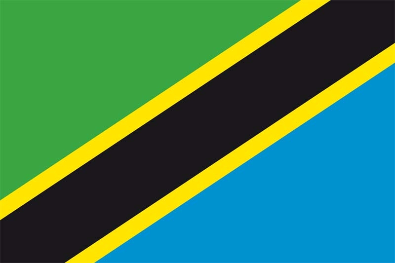 Tansania Flagge 90x150 cm