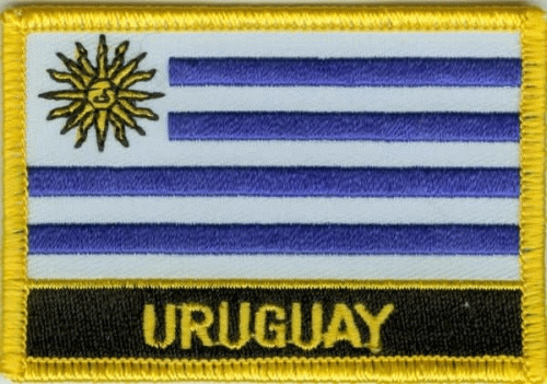 Uruguay Aufnäher / Patch mit Schrift