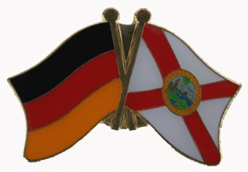 Deutschland / Florida Freundschaftspin