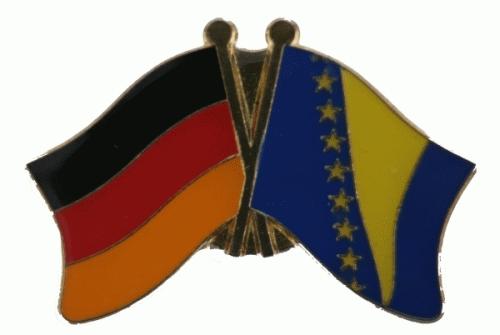 Deutschland / Bosnien Herzegowina Freundschaftspin