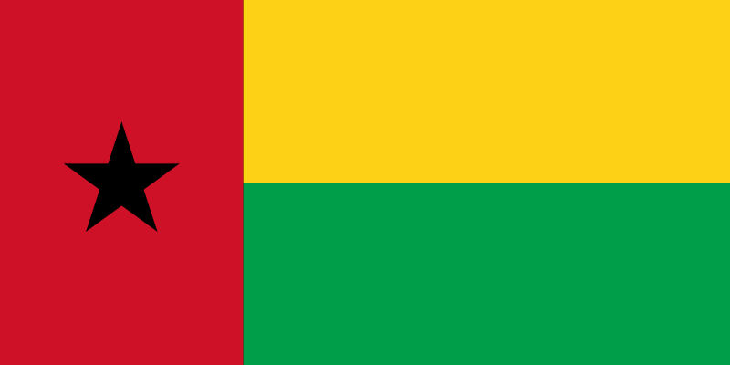 Guinea Bissau Flagge 90x150 cm