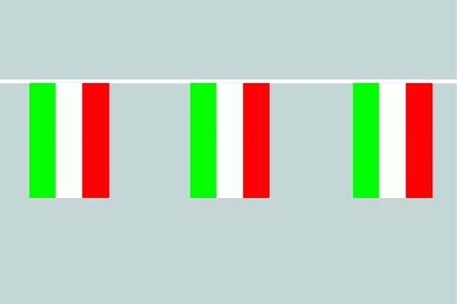 Ungarn Flaggenkette 6 Meter / 8 Flaggen 30x40 cm