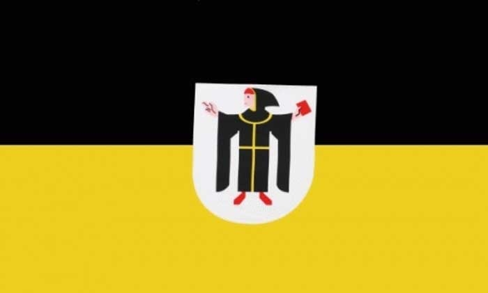 Bayern mit Wappen Flagge 60x90 cm bestellen, Bayern mit Wappen