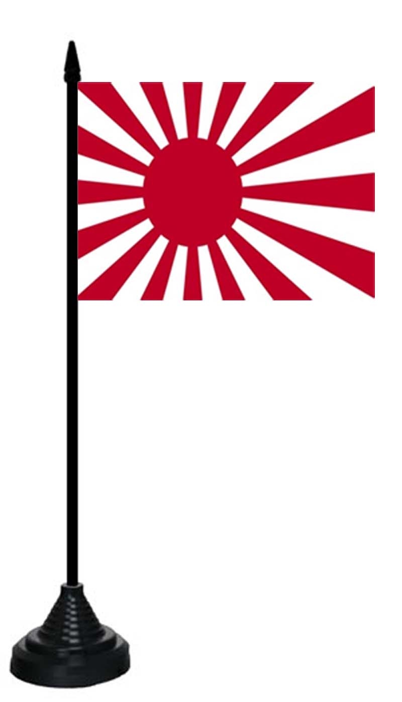 Japan Rising Sun rot-weiß Tischflagge 10x15 cm