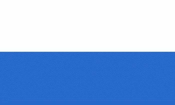 Weiß-Blau (2 Streifen) Flagge 90x150 cm