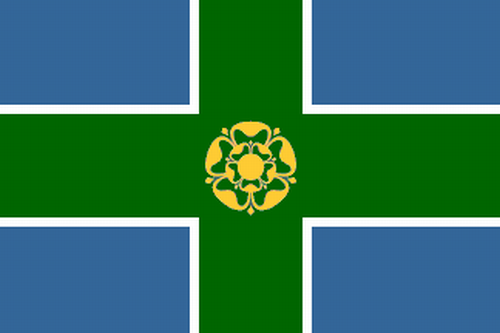 Derbyshire Flagge 90x150 cm