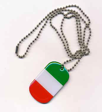 Italien Dog Tag 30x50 mm (Erkennungsmarke)