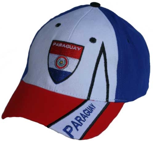 Paraguay Baseballcap roter Schirm